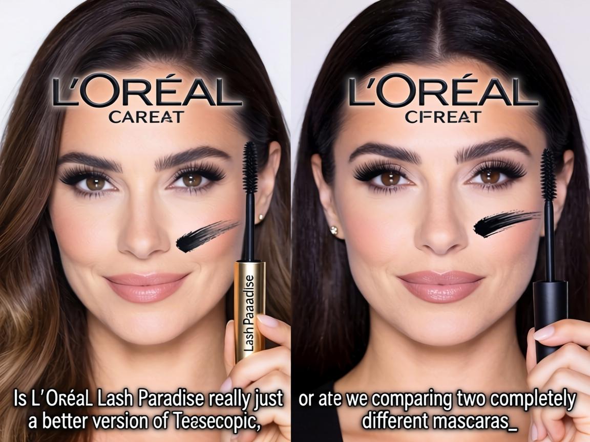 Is L'Oréal Lash Paradise really just a better version of Telescopic, or are we comparing two completely different mascaras_