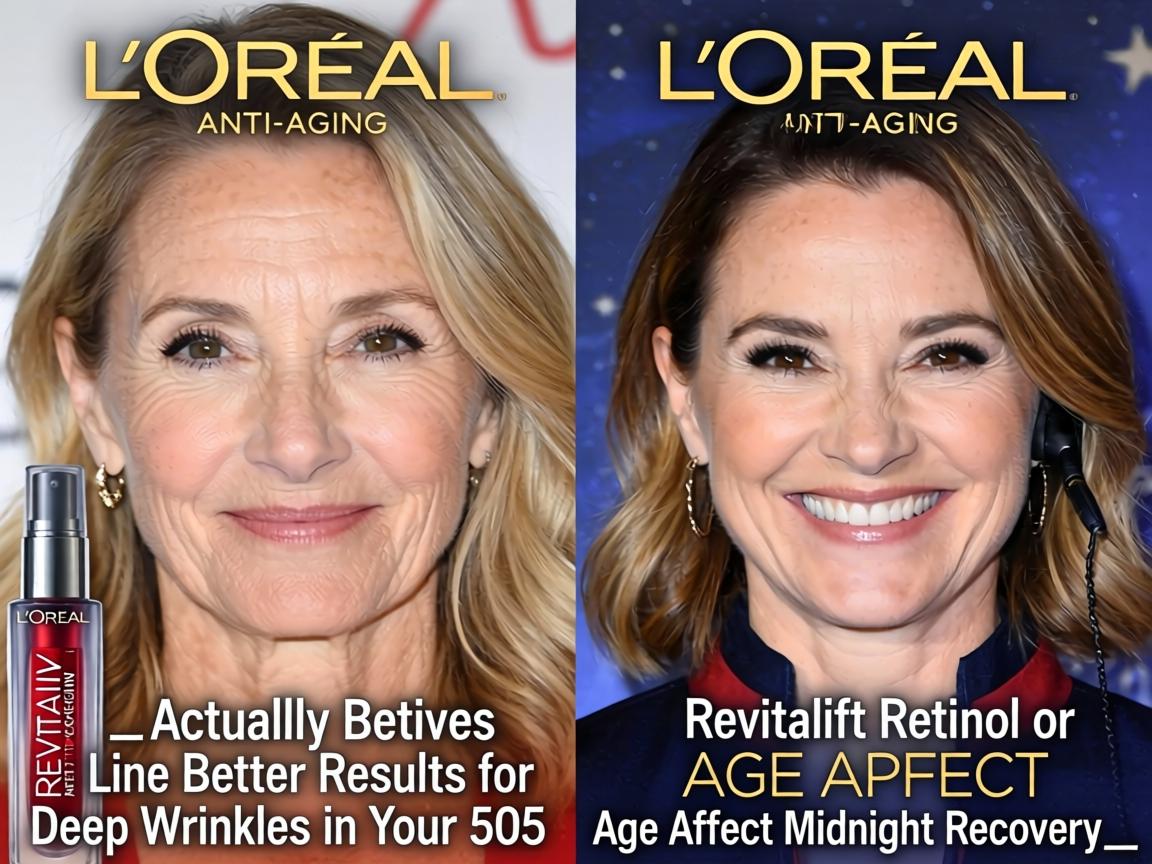 Which L'Oréal Anti-Aging Line Actually Delivers Better Results for Deep Wrinkles in Your 50s_ Revitalift Retinol or Age Perfect Midnight Recovery_