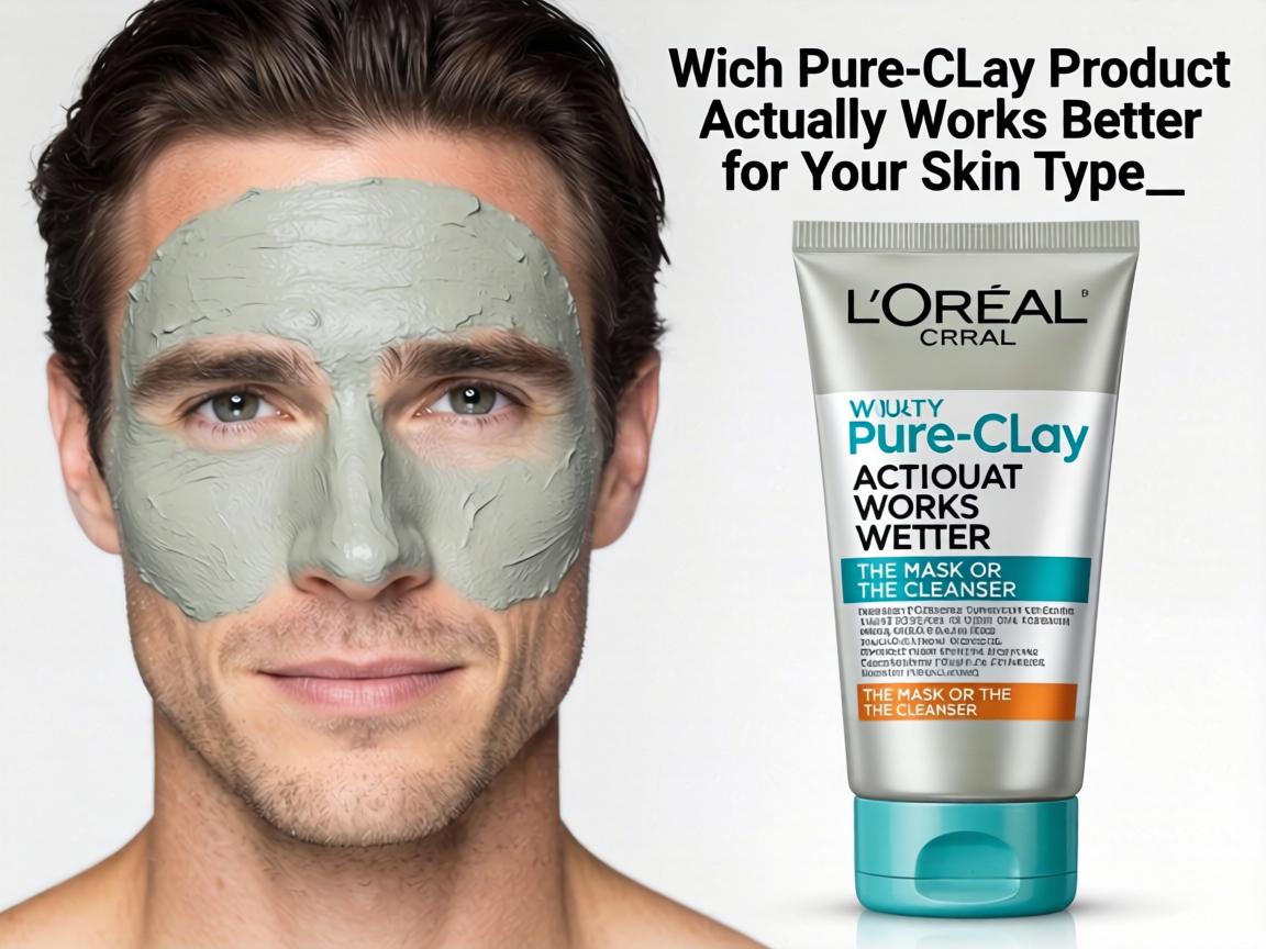 Which L'Oréal Pure-Clay Product Actually Works Better for Your Skin Type_ The Mask or the Cleanser_