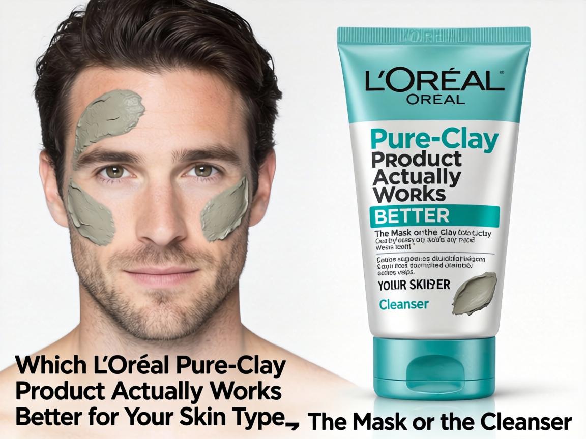 Which L'Oréal Pure-Clay Product Actually Works Better for Your Skin Type_ The Mask or the Cleanser_