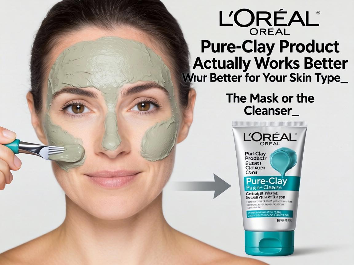 Which L'Oréal Pure-Clay Product Actually Works Better for Your Skin Type_ The Mask or the Cleanser_