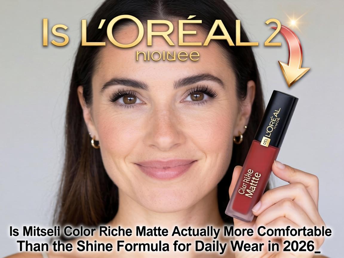 Is L'Oréal Color Riche Matte Actually More Comfortable Than the Shine Formula for Daily Wear in 2026_