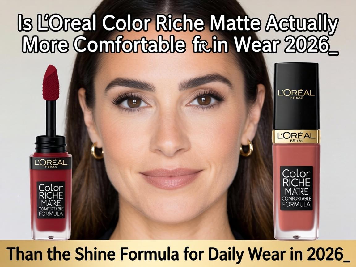 Is L'Oréal Color Riche Matte Actually More Comfortable Than the Shine Formula for Daily Wear in 2026_