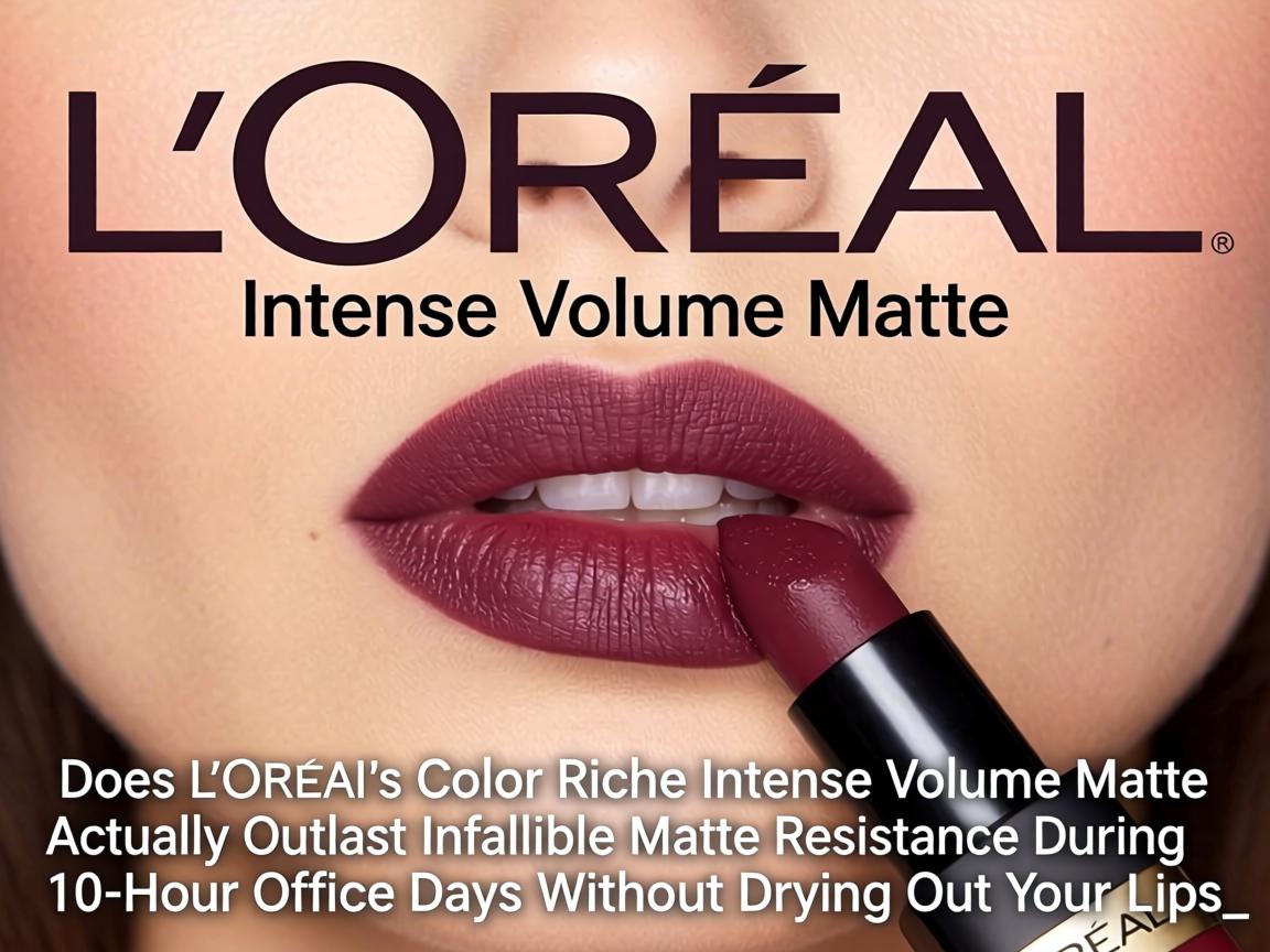 Does L'Oréal's Color Riche Intense Volume Matte Actually Outlast Infallible Matte Resistance During 10-Hour Office Days Without Drying Out Your Lips_