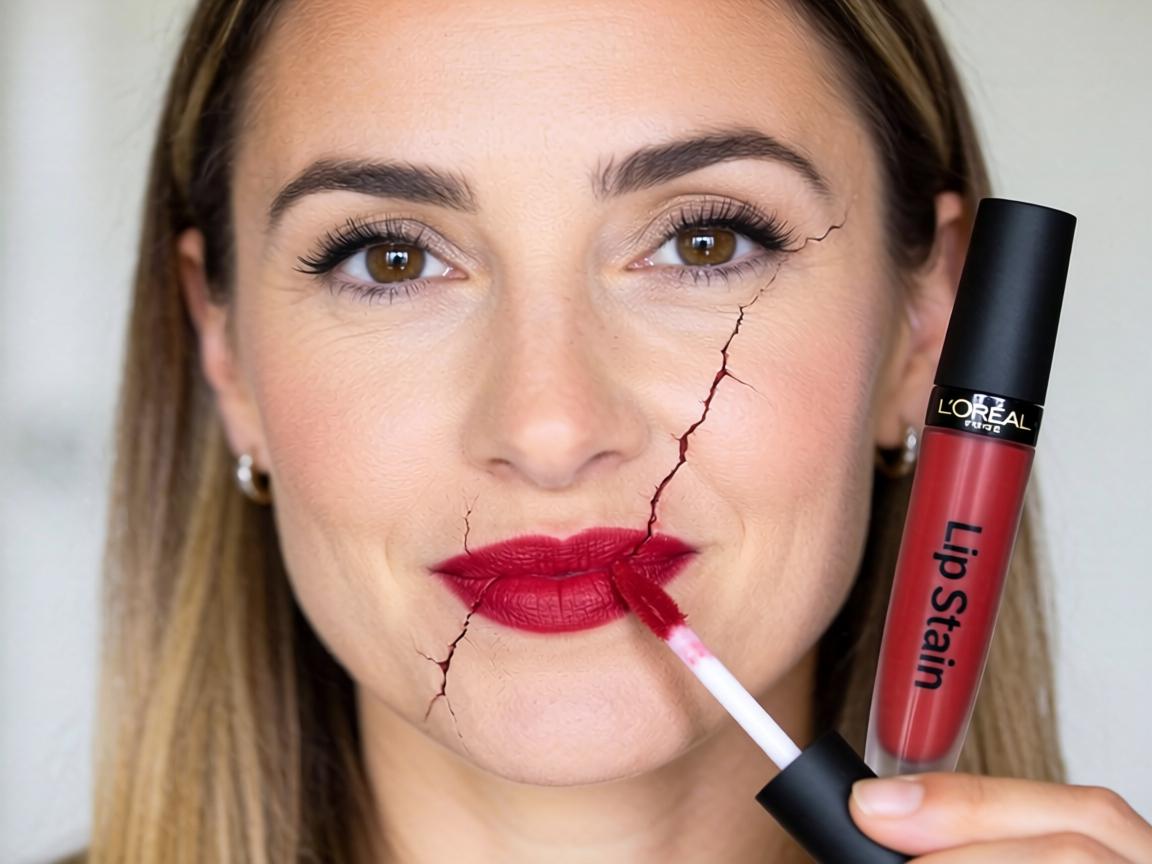 Can L'Oréal's $12 Lip Stain Really Survive an 8-Hour Coffee-Fueled Workday Without the Cracking That Ruins Liquid Lipstick_