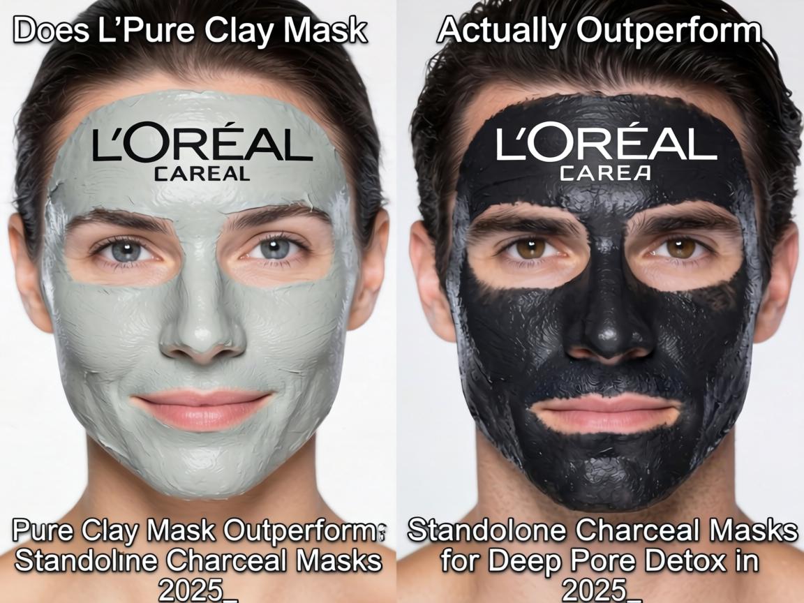 Does L'Oreal Pure-Clay Mask Actually Outperform Standalone Charcoal Masks for Deep Pore Detox in 2025_
