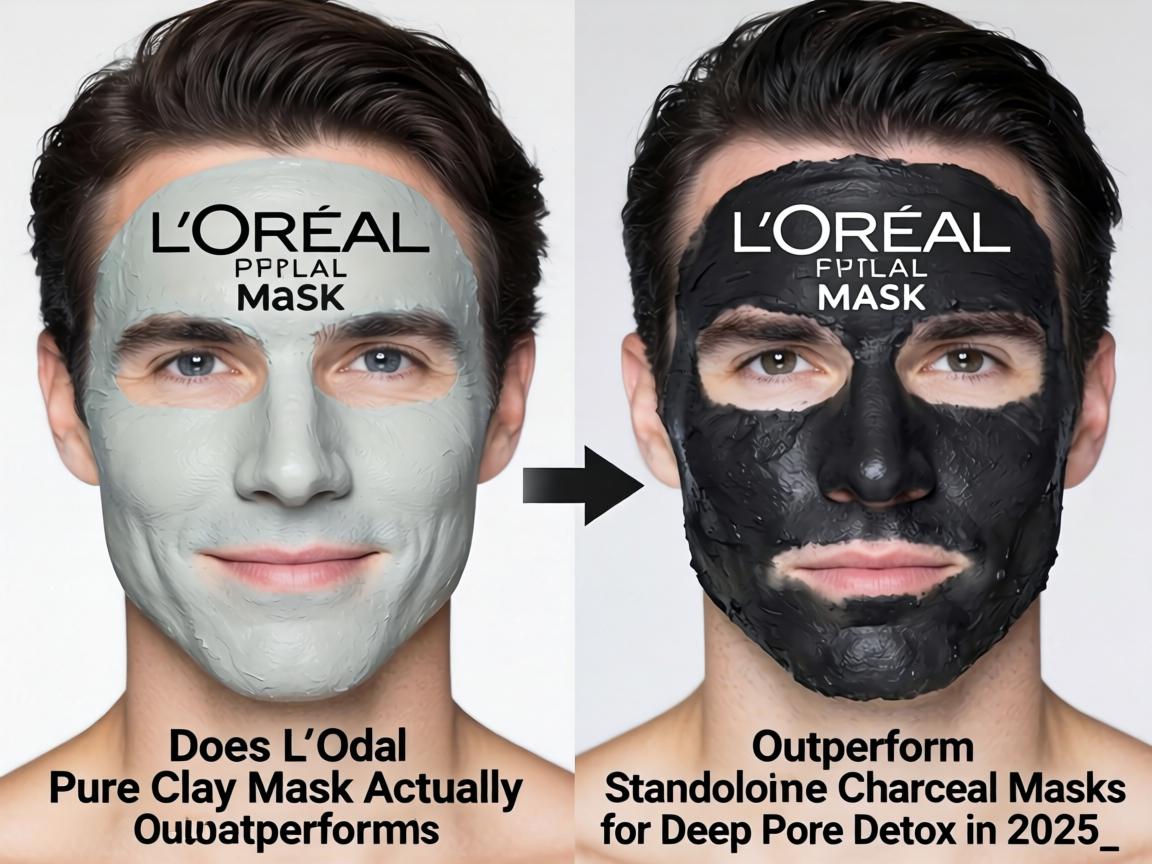 Does L'Oreal Pure-Clay Mask Actually Outperform Standalone Charcoal Masks for Deep Pore Detox in 2025_