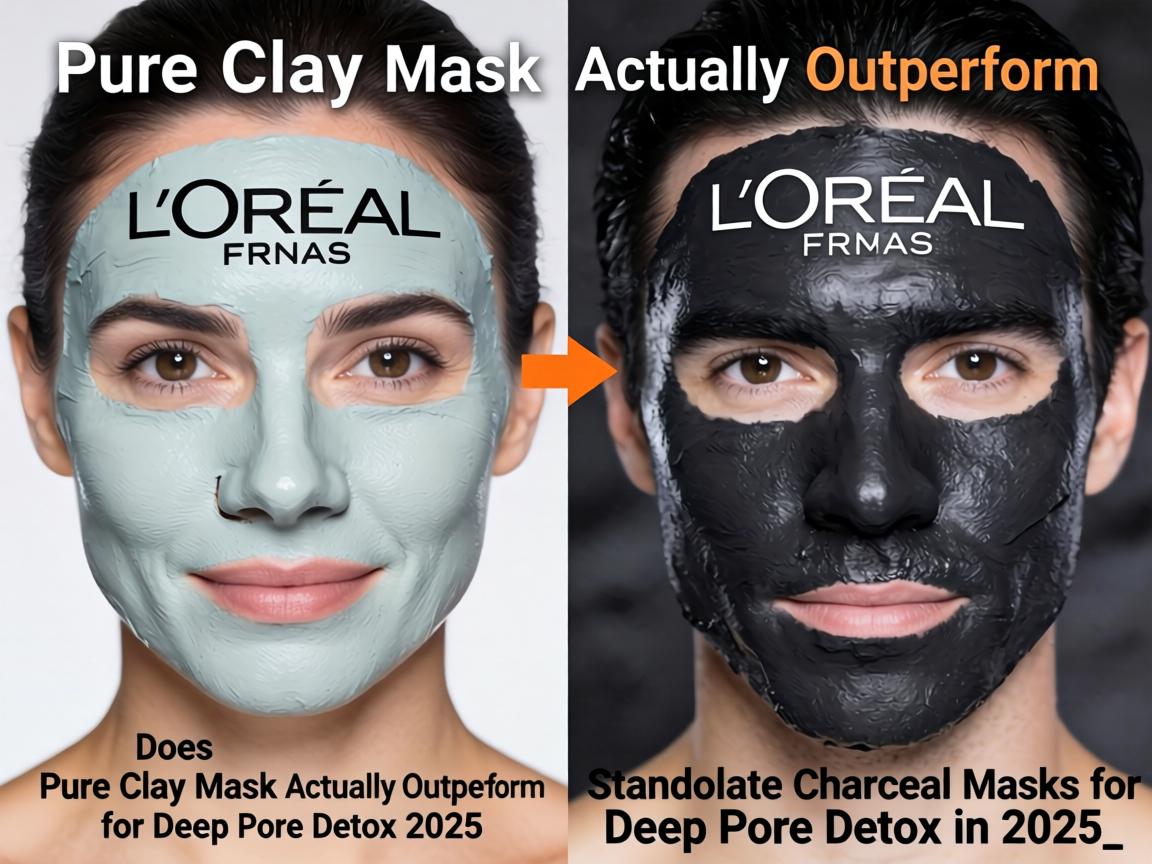 Does L'Oreal Pure-Clay Mask Actually Outperform Standalone Charcoal Masks for Deep Pore Detox in 2025_