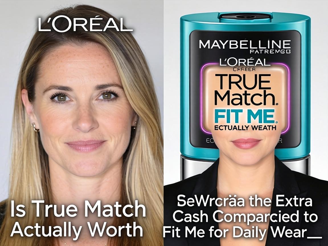 Is L'Oréal True Match Actually Worth the Extra Cash Compared to Maybelline Fit Me for Daily Wear_