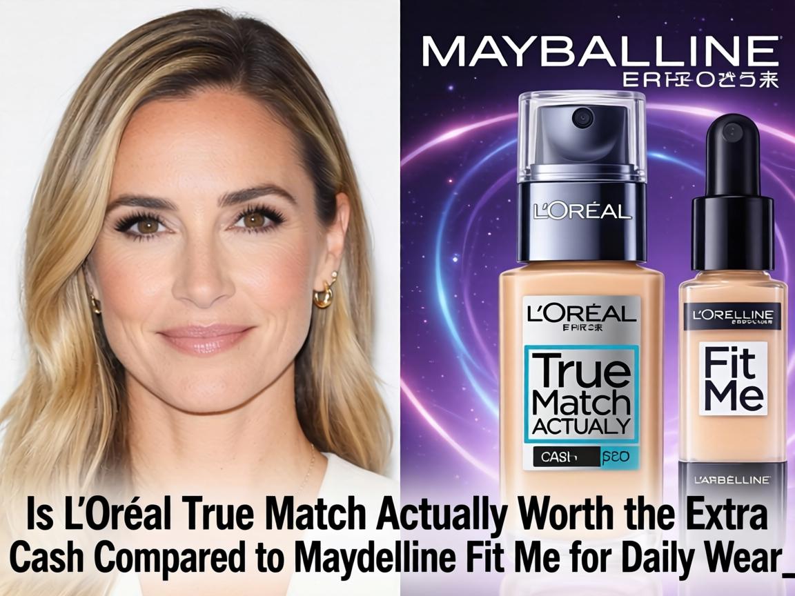 Is L'Oréal True Match Actually Worth the Extra Cash Compared to Maybelline Fit Me for Daily Wear_