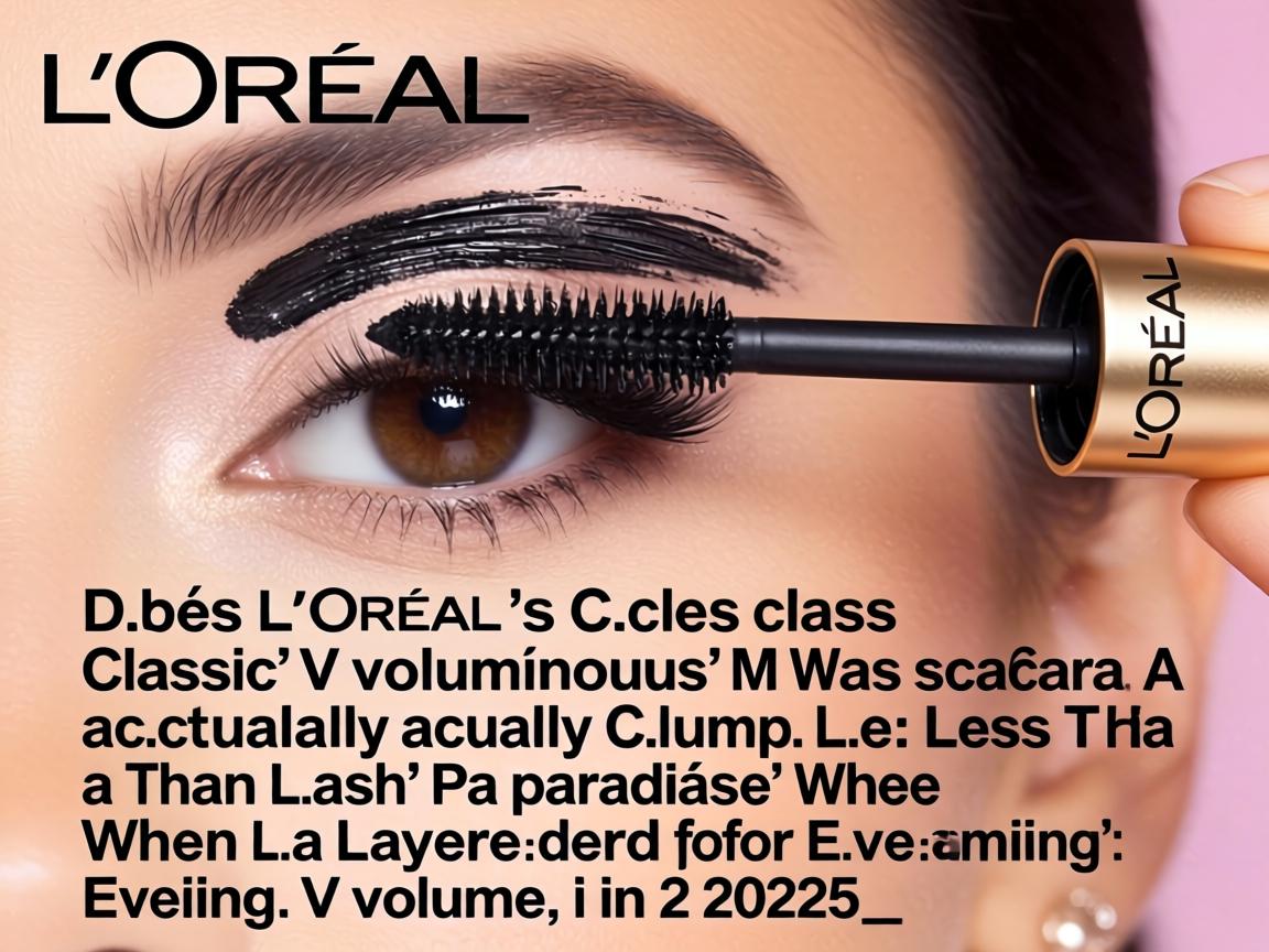 Does L'Oréal's Classic Voluminous Mascara Actually Clump Less Than Lash Paradise When Layered for Evening Volume in 2025_