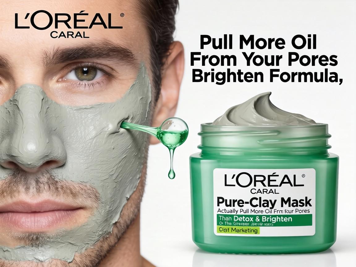 Can L'Oréal's Pure-Clay Mask Actually Pull More Oil From Your Pores Than Their Detox & Brighten Formula, or Is the Green Jar Just Better Marketing_