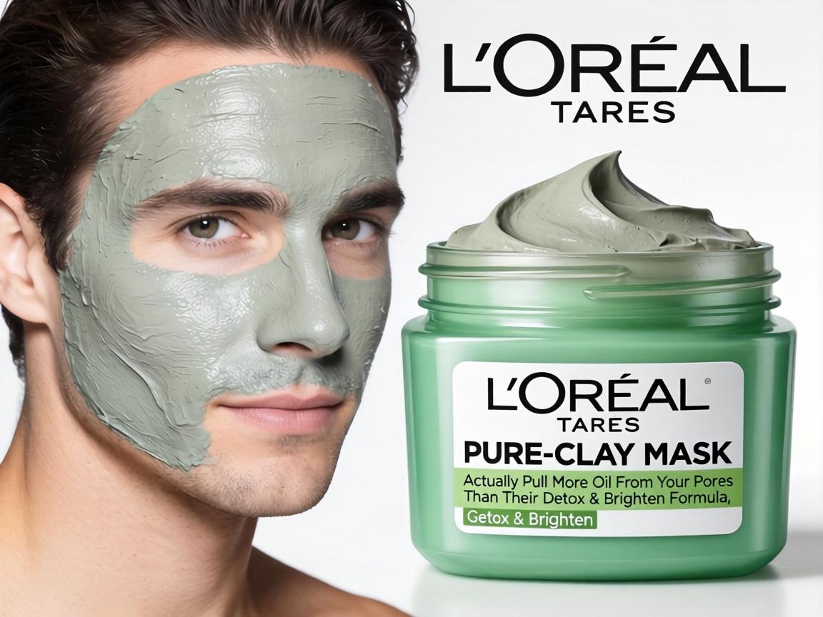 Can L'Oréal's Pure-Clay Mask Actually Pull More Oil From Your Pores Than Their Detox & Brighten Formula, or Is the Green Jar Just Better Marketing_