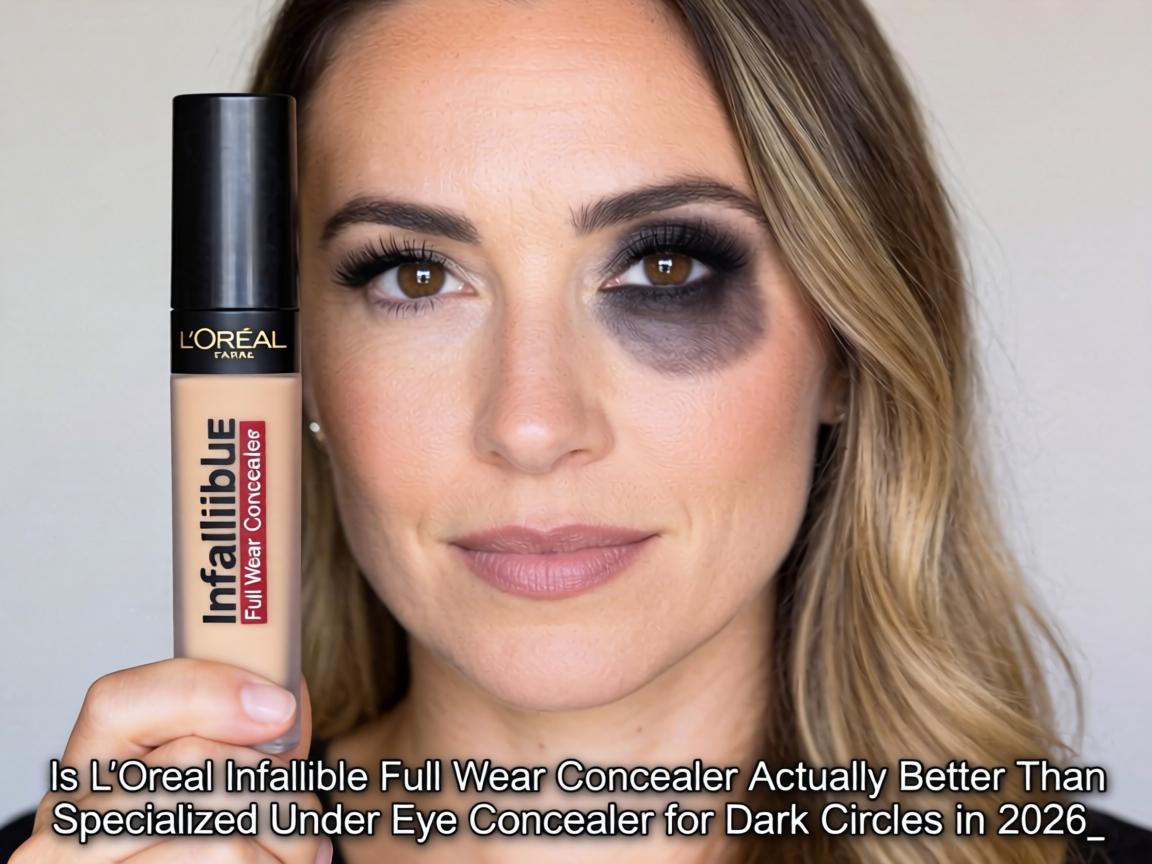 Is L'Oréal Infallible Full Wear Concealer Actually Better Than Specialized Under Eye Concealers for Dark Circles in 2026_