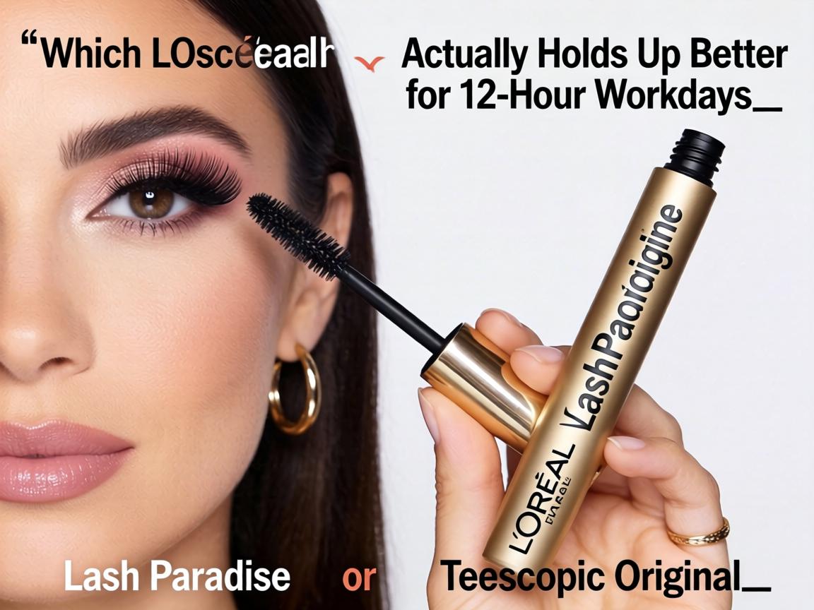 Which L'Oréal Mascara Actually Holds Up Better for 12-Hour Workdays_ Voluminous Lash Paradise or Telescopic Original_