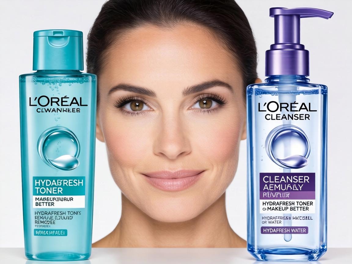 Which L'Oréal Cleanser Actually Removes Makeup Better_ Hydrafresh Toner or Micellar Water_