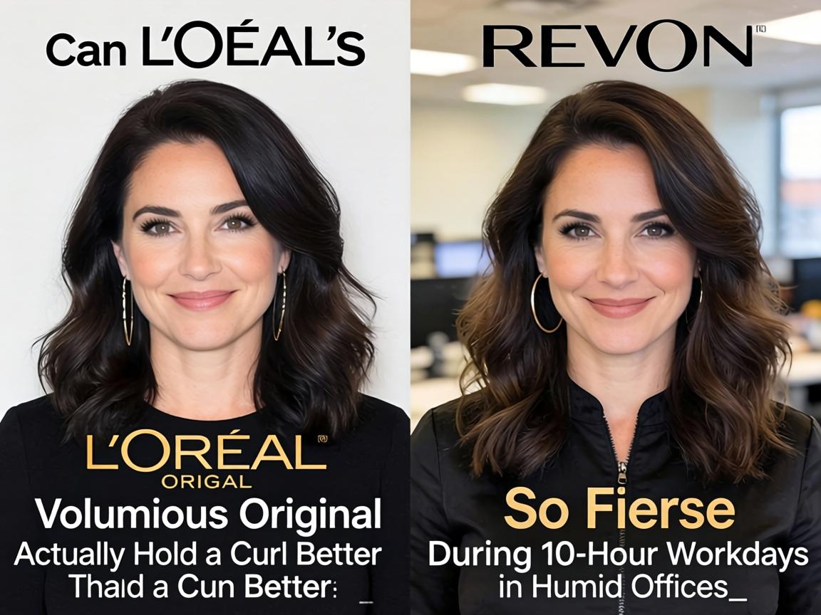 Can L'Oreal's $11 Voluminous Original Actually Hold a Curl Better Than Revlon's $9 So Fierce During 10-Hour Workdays in Humid Offices_