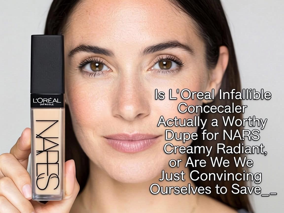 Is L'Oréal Infallible Concealer Actually a Worthy Dupe for NARS Creamy Radiant, or Are We Just Convincing Ourselves to Save $20_