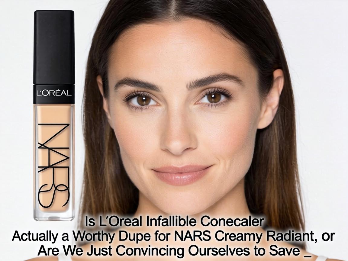 Is L'Oréal Infallible Concealer Actually a Worthy Dupe for NARS Creamy Radiant, or Are We Just Convincing Ourselves to Save $20_