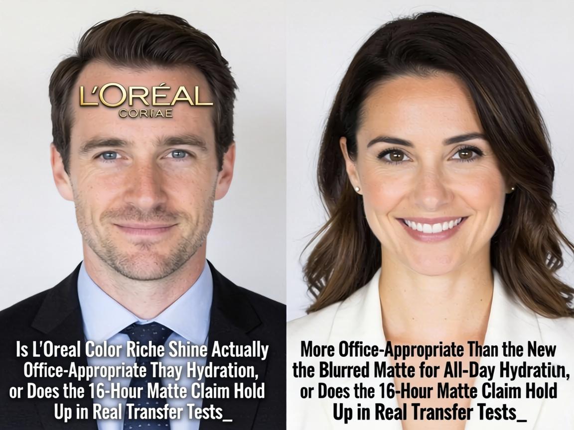 Is L'Oréal Color Riche Shine Actually More Office-Appropriate Than the New Blurred Matte for All-Day Hydration, or Does the 16-Hour Matte Claim Hold Up in Real Transfer Tests_