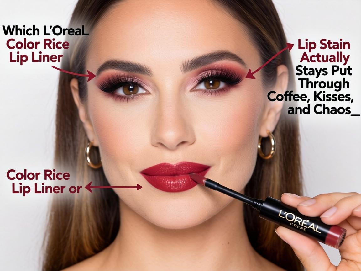 Which L'Oréal Color Riche Lip Liner or Lip Stain Actually Stays Put Through Coffee, Kisses, and Chaos_