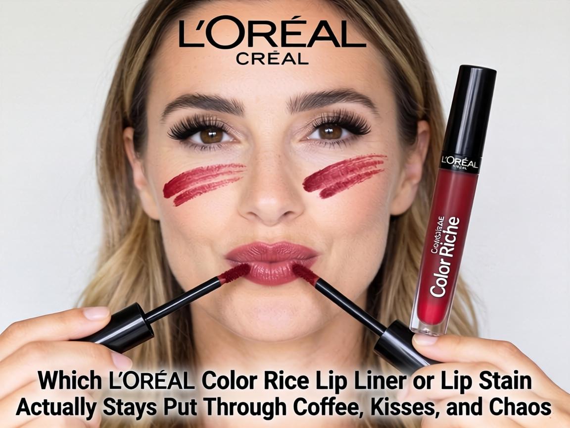 Which L'Oréal Color Riche Lip Liner or Lip Stain Actually Stays Put Through Coffee, Kisses, and Chaos_