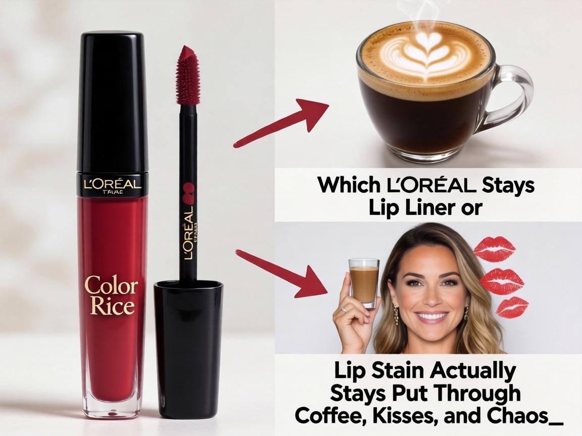 Which L'Oréal Color Riche Lip Liner or Lip Stain Actually Stays Put Through Coffee, Kisses, and Chaos_