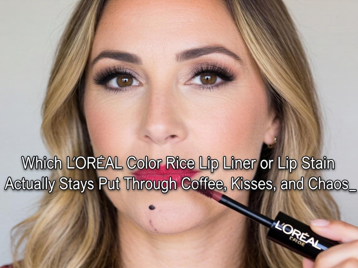 Which L'Oréal Color Riche Lip Liner or Lip Stain Actually Stays Put Through Coffee, Kisses, and Chaos_