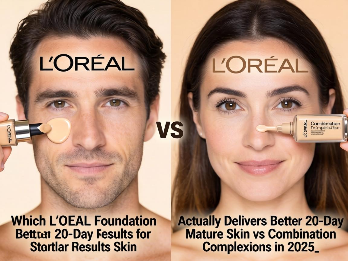 Which L'Oreal Foundation Actually Delivers Better 30-Day Results for Mature Skin vs Combination Complexions in 2025_