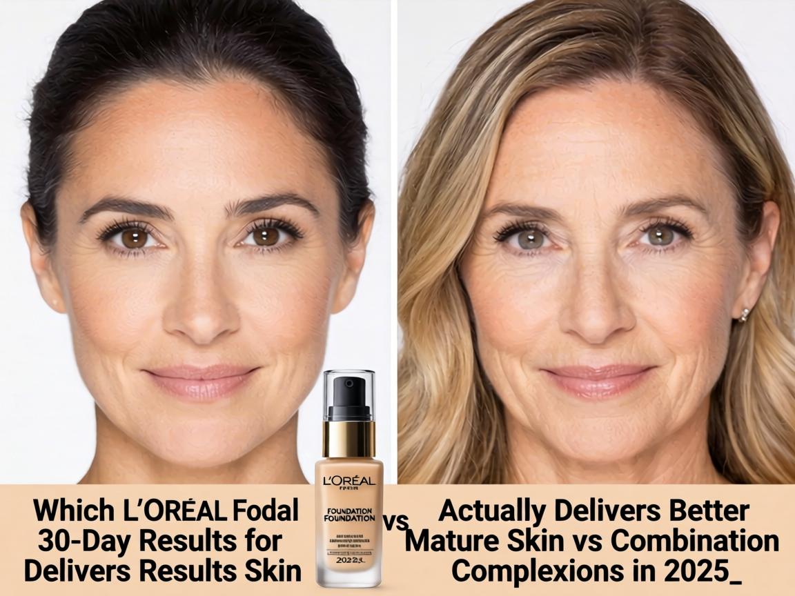 Which L'Oreal Foundation Actually Delivers Better 30-Day Results for Mature Skin vs Combination Complexions in 2025_