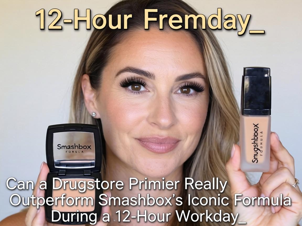 Can a $12 Drugstore Primer Really Outperform Smashbox's $42 Iconic Formula During a 12-Hour Workday_