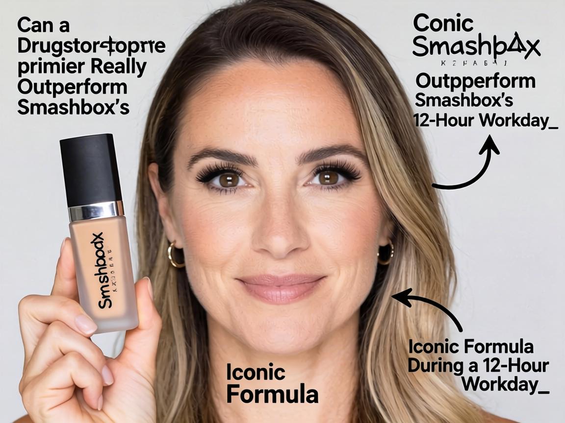 Can a $12 Drugstore Primer Really Outperform Smashbox's $42 Iconic Formula During a 12-Hour Workday_