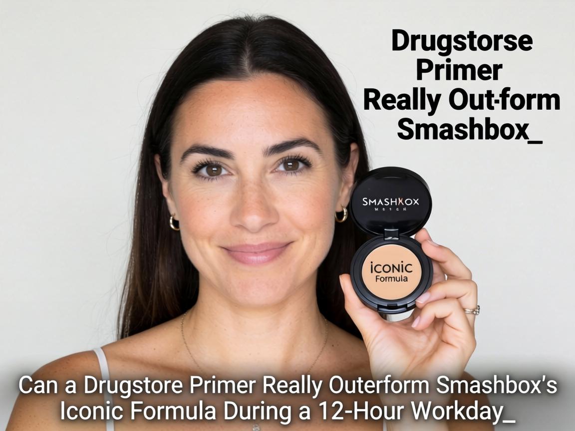 Can a $12 Drugstore Primer Really Outperform Smashbox's $42 Iconic Formula During a 12-Hour Workday_