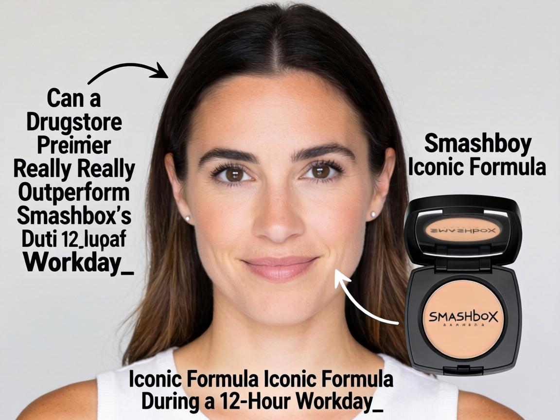 Can a $12 Drugstore Primer Really Outperform Smashbox's $42 Iconic Formula During a 12-Hour Workday_