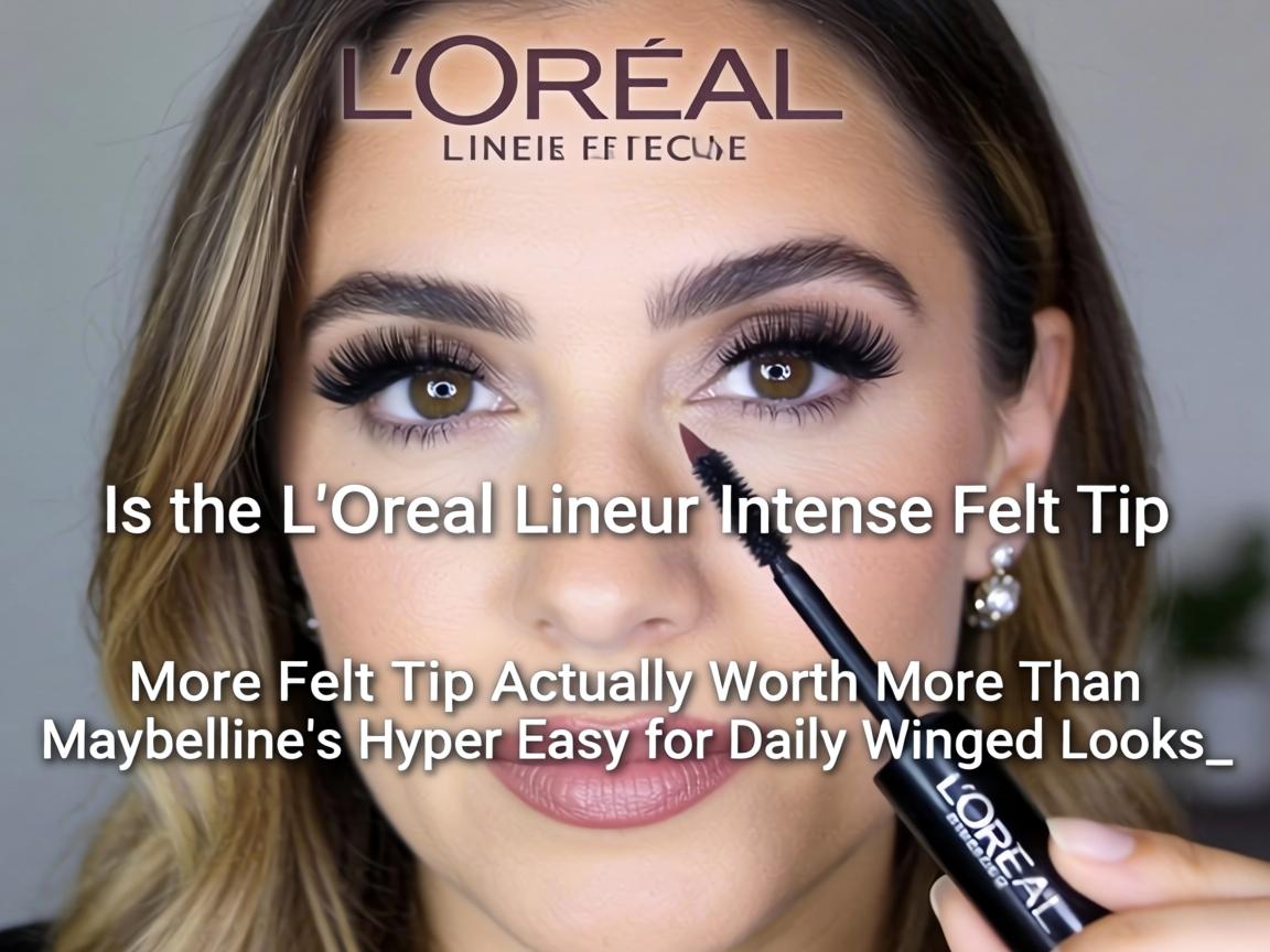 Is the L'Oréal Lineur Intense Felt Tip Actually Worth $8 More Than Maybelline's Hyper Easy for Daily Winged Looks_