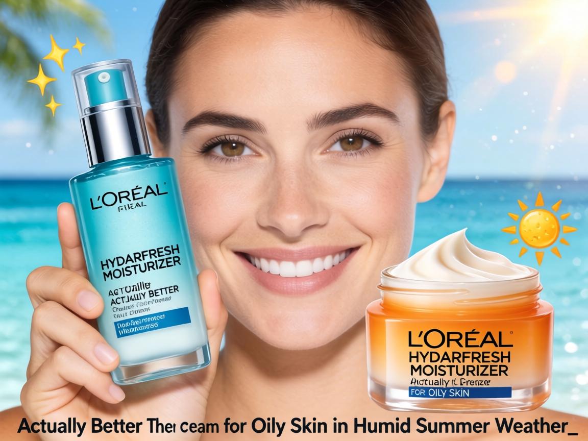 Is L’Oréal Hydrafresh Moisturizer Actually Better Than the Cream for Oily Skin in Humid Summer Weather_