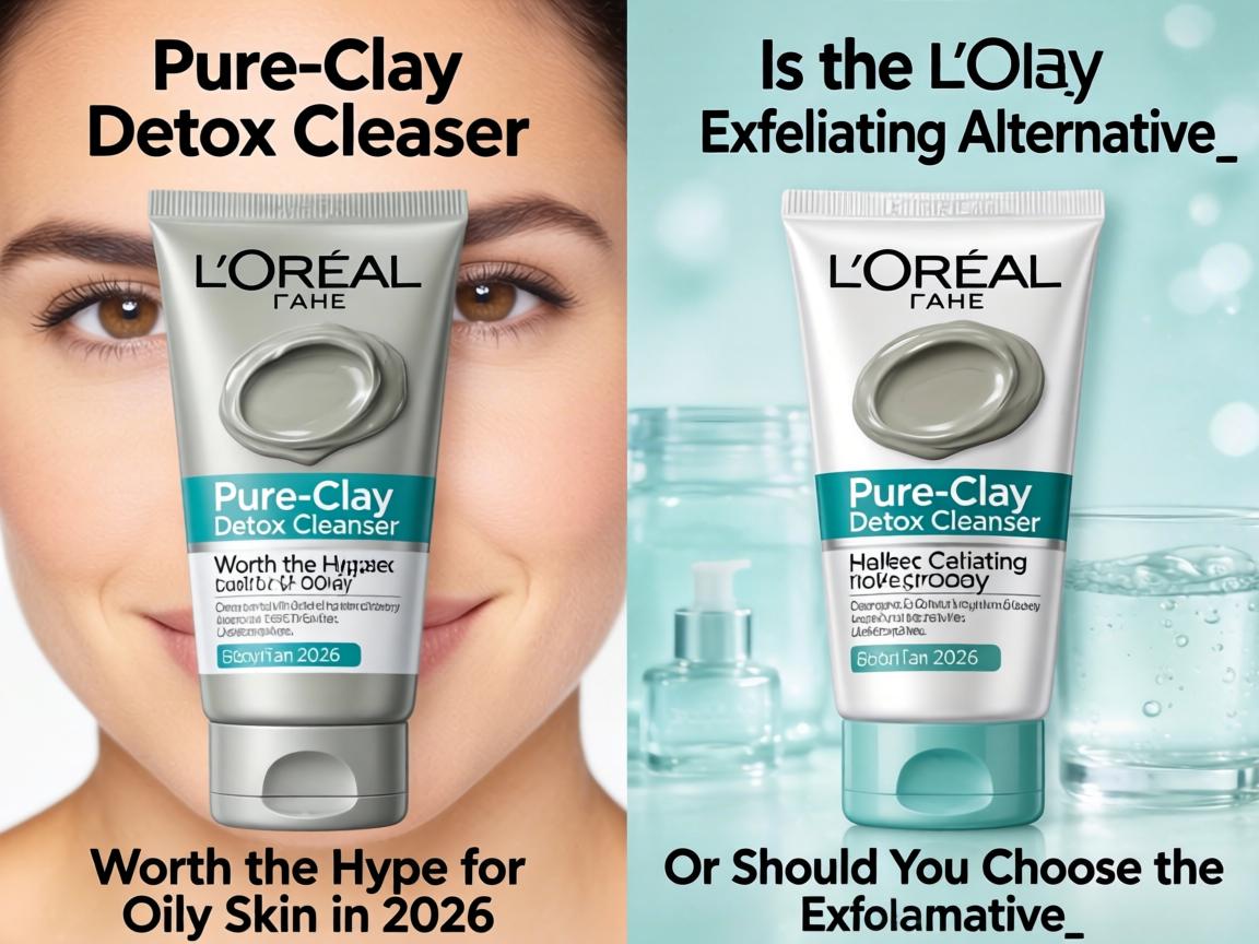 Is the L'Oréal Pure-Clay Detox Cleanser Worth the Hype for Oily Skin in 2026, or Should You Choose the Exfoliating Alternative_