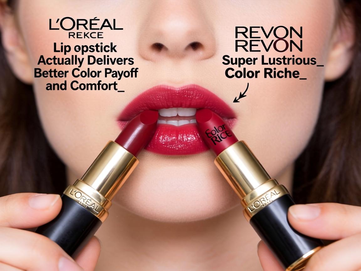 Which Drugstore Lipstick Actually Delivers Better Color Payoff and Comfort_ L’Oréal Color Riche or Revlon Super Lustrous_