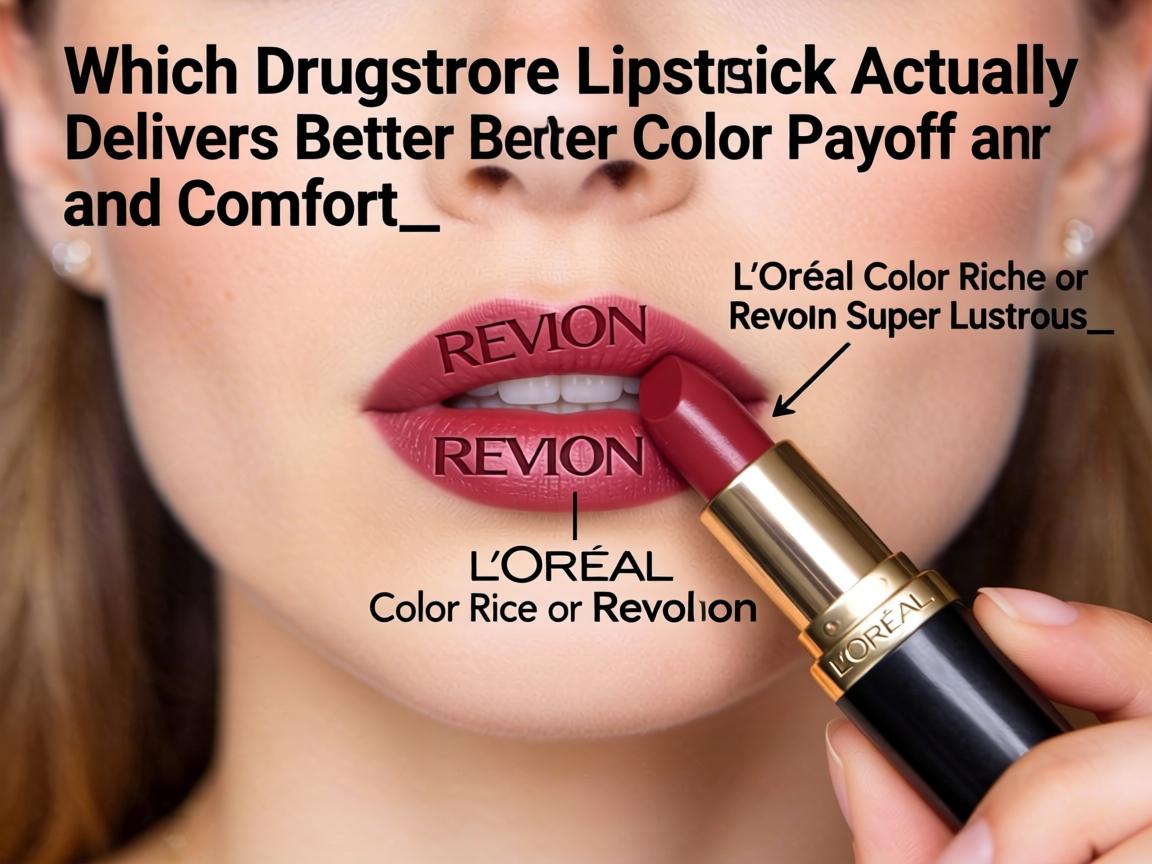 Which Drugstore Lipstick Actually Delivers Better Color Payoff and Comfort_ L’Oréal Color Riche or Revlon Super Lustrous_