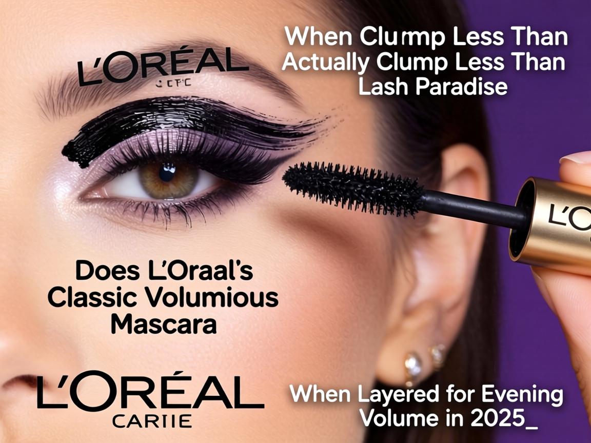 Does L'Oréal's Classic Voluminous Mascara Actually Clump Less Than Lash Paradise When Layered for Evening Volume in 2025_