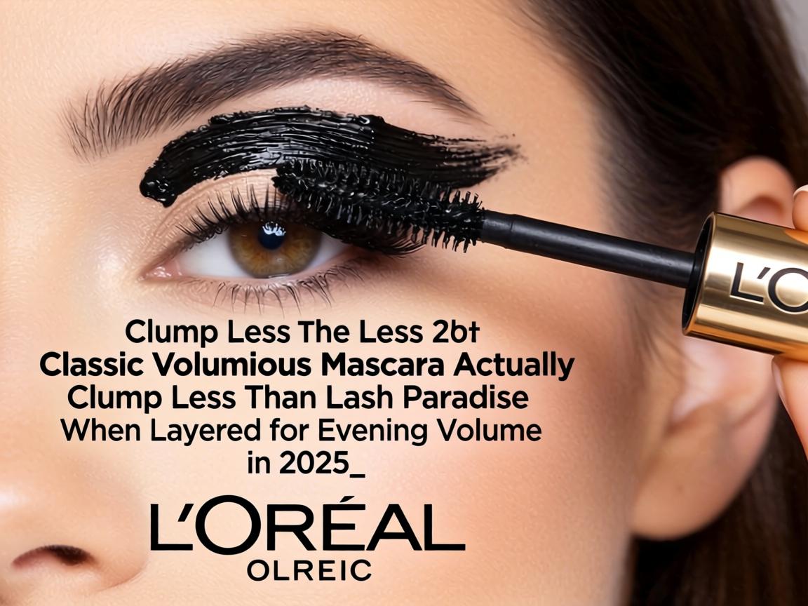Does L'Oréal's Classic Voluminous Mascara Actually Clump Less Than Lash Paradise When Layered for Evening Volume in 2025_