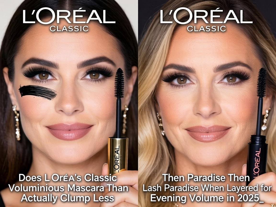 Does L'Oréal's Classic Voluminous Mascara Actually Clump Less Than Lash Paradise When Layered for Evening Volume in 2025_