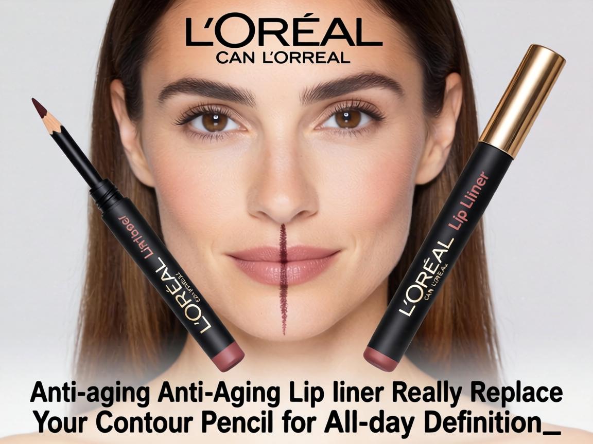 Can L'Oréal's Anti-Aging Lip Liner Really Replace Your $24 Contour Pencil for All-Day Definition_