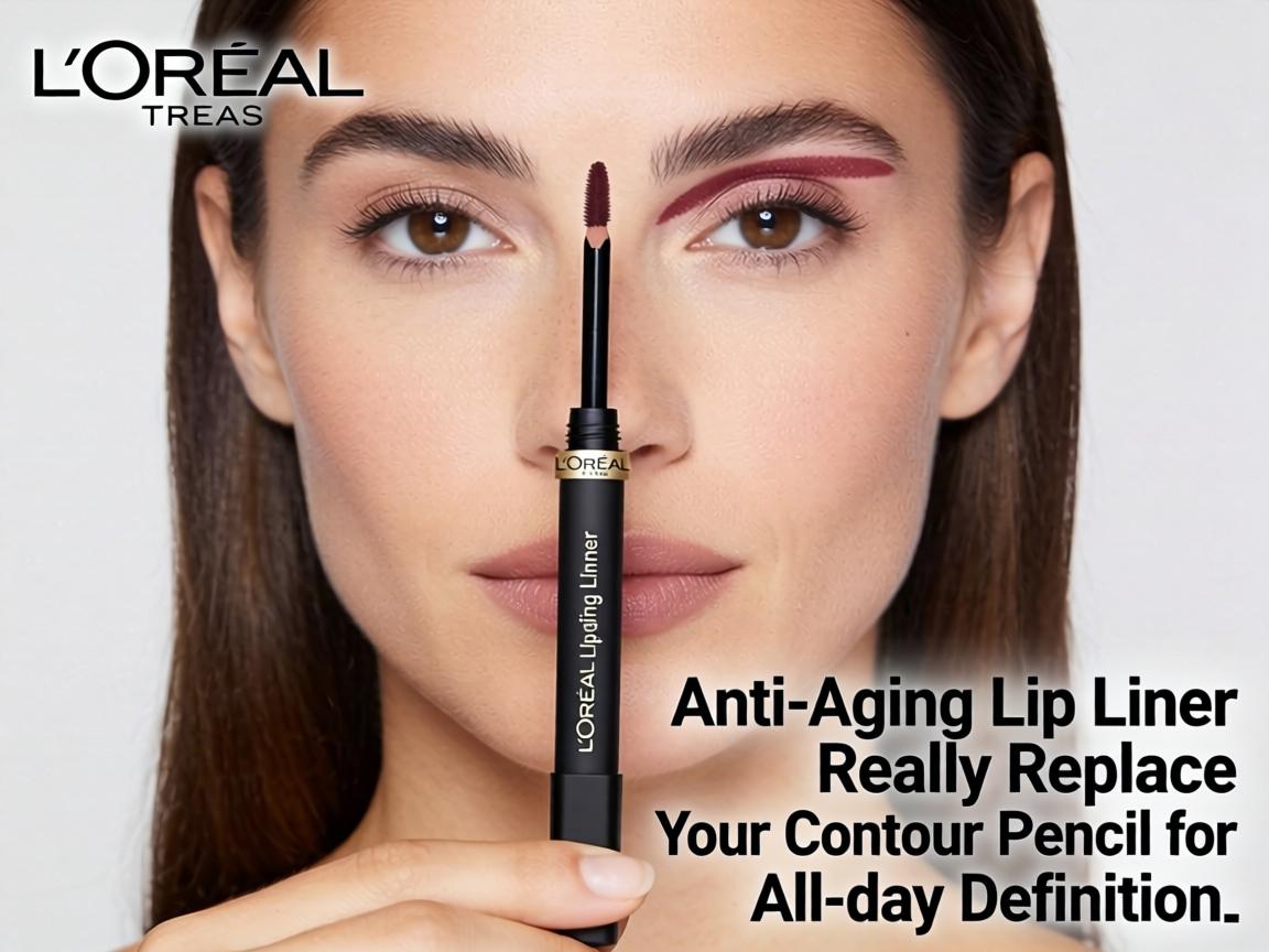 Can L'Oréal's Anti-Aging Lip Liner Really Replace Your $24 Contour Pencil for All-Day Definition_