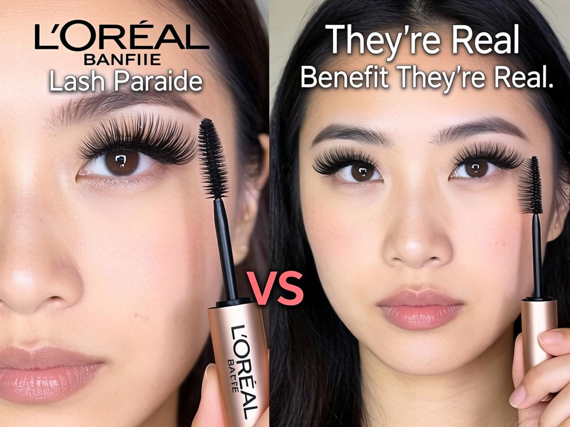L'Oréal Lash Paradise vs Benefit They're Real_ Which Actually Holds Curl on Stubborn Straight Asian Lashes Without the 3pm Raccoon Eyes_