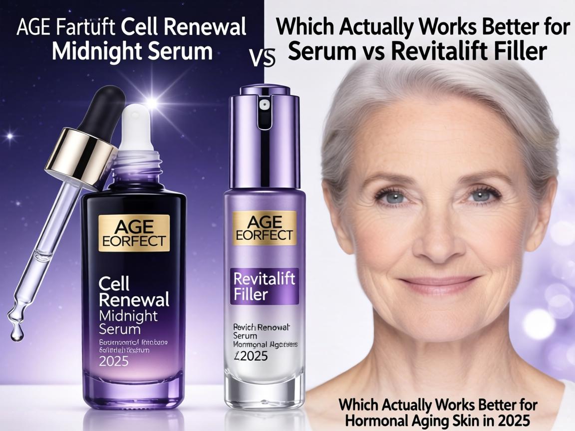 Age Perfect Cell Renewal Midnight Serum vs Revitalift Filler_ Which Actually Works Better for Hormonal Aging Skin in 2025_
