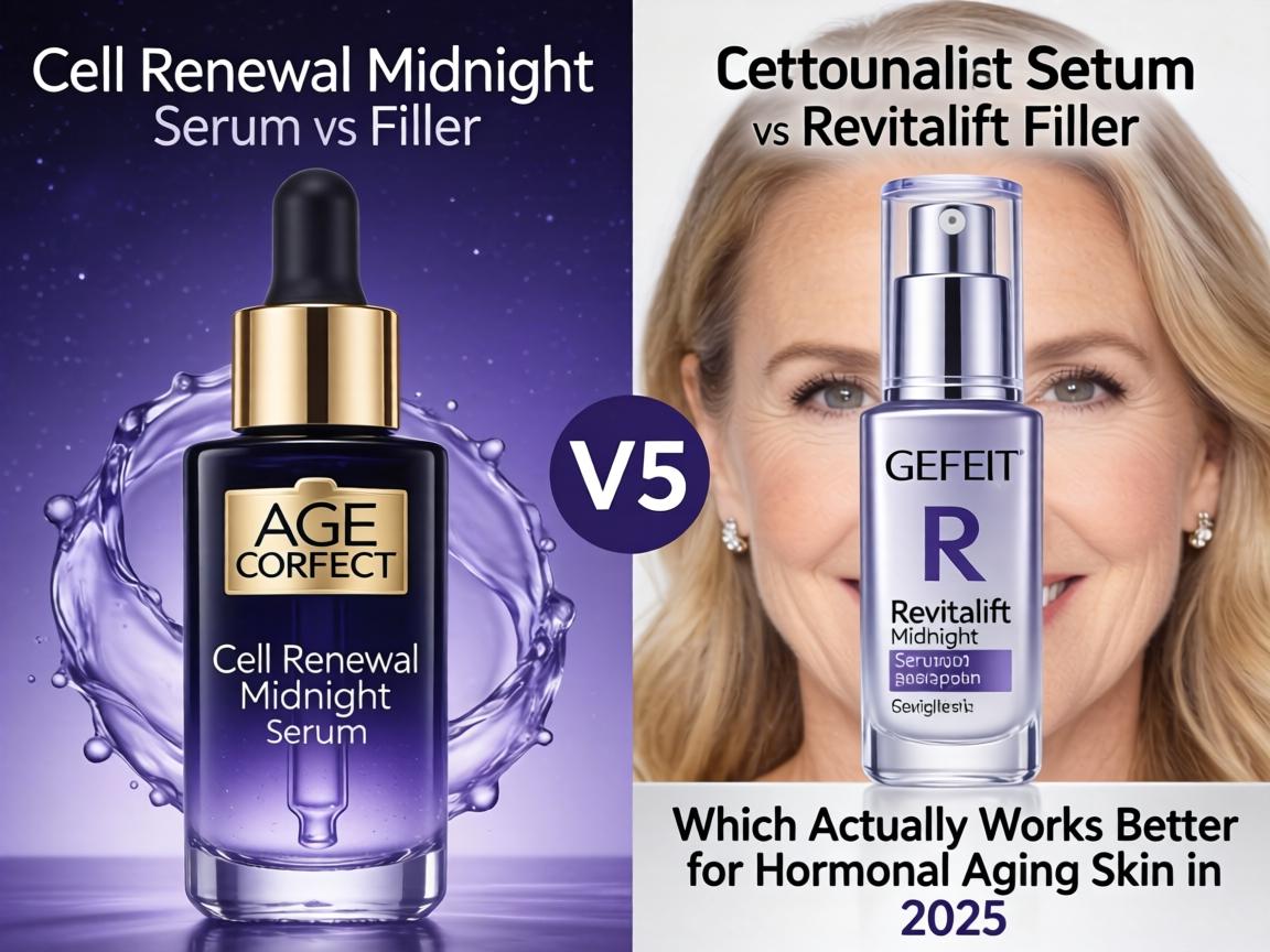 Age Perfect Cell Renewal Midnight Serum vs Revitalift Filler_ Which Actually Works Better for Hormonal Aging Skin in 2025_