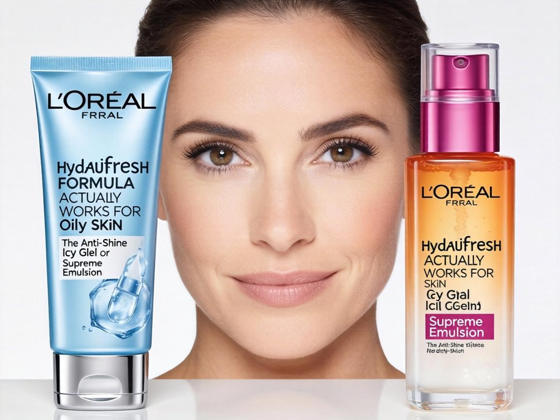 Which L'Oréal Hydrafresh Formula Actually Works for Oily Skin_ The Anti-Shine Icy Gel or Supreme Emulsion_