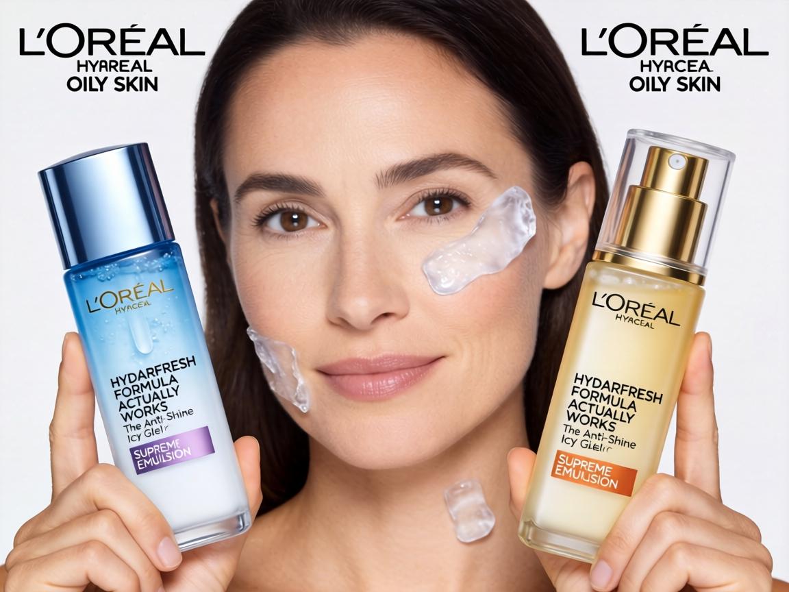 Which L'Oréal Hydrafresh Formula Actually Works for Oily Skin_ The Anti-Shine Icy Gel or Supreme Emulsion_