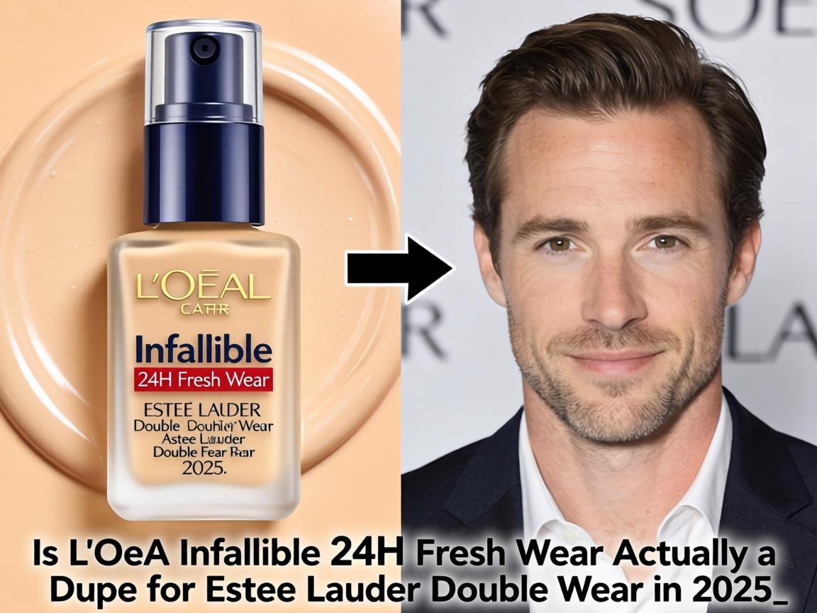 Is L'Oreal Infallible 24H Fresh Wear Actually a $12 Dupe for $52 Estee Lauder Double Wear in 2025_